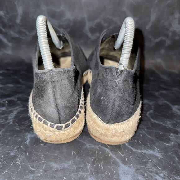 Alexander Wang Espadrille Loafers Devon Zip Black Suede Sneakers Women’s Size 7 - Picture 3 of 8